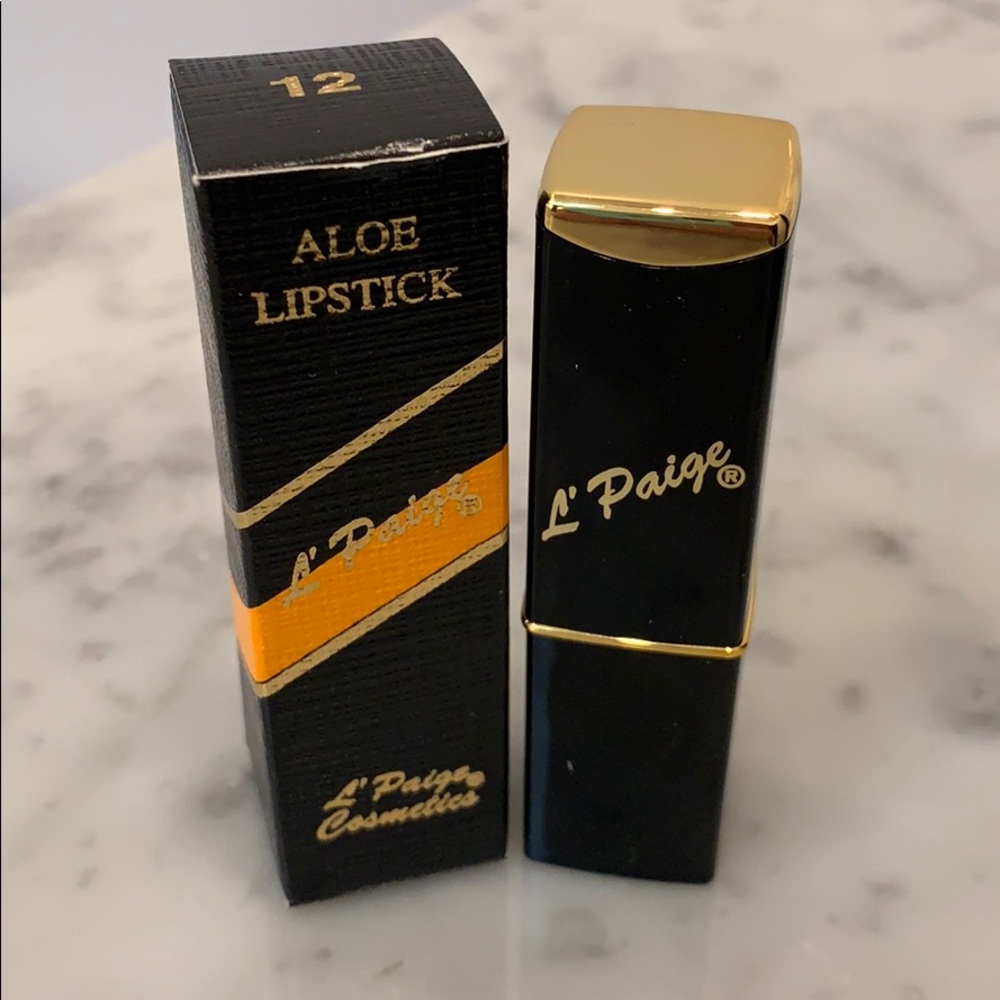 L’Paige L12 brown/yellow split lipstick💋